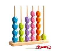 Kids Matching Toy, Math Counting Game, 12 Piece Puzzle with Logical Feature, Wooden Learning Set with Smooth Build, Educational Activity with Colorful Design, Brain Teaser for Classroom Home Playtime