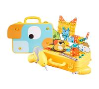 Kids Mechanic Set - Fun Realistic Multifunctional Educational Games | Kids Tool Workbench,for Boys Play Mechanic Yard Car Vehicle Family Time Offices Social Situations School Home Daily Mind Brain