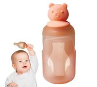 Kids Medicine Pacifier - Nipple Type Liquid Formula Dispenser, Orall Feeding Syringe | Heat Proof Silicone Soother Dropper, Kids Smart Medication Nutrient Fluid Feeder with Measuring Cup