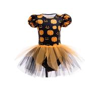 Kids Medieval Gothic Dresses Pirate Costume Halloween Dress with Boolded Headband Little Devil Fancy Vampire for outfit Skeleton