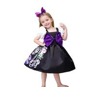 Kids Medieval Gothic Dresses Pirate Costume pooky Halloween Witch Fancy Zombie Nurse Princess Black Dress Ombre Girls