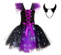 Kids Medieval Gothic Dresses Pirate Costume Teenager Long Sleeve Halloween Horror Movie Costumes Girls Vampire Dress Outfit Bat Tutu Pumpkin Printed Princess A Line Swing Retro Victorian Clothes