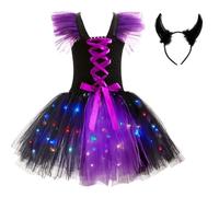 Kids Medieval Gothic Dresses Pirate Costume Teenager Long Sleeve Halloween Horror Movie Costumes Girls Vampire Dress Outfit Bat Tutu Pumpkin Printed Princess A Line Swing Retro Victorian Clothes