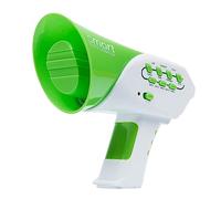 Kids Megaphone Toy Voice Changer with 3 Modes Educational Role Play Party Prank Game for Children Boys Girls No Batteries Needed (Green, One Size)