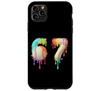 Kids Meme 67 Number Six 6 Seven 7 Ice Cream Drips Baseball Case for iPhone 11 Pro Max