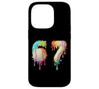 Kids Meme 67 Number Six 6 Seven 7 Ice Cream Drips Baseball Case for iPhone 14 Pro