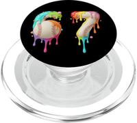 Kids Meme 67 Number Six 6 Seven 7 Ice Cream Drips Baseball PopSockets PopGrip for MagSafe