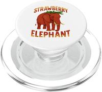 Kids Meme Italian Brainrot Strawberry Elephant PopSockets PopGrip for MagSafe
