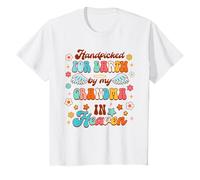 Kids Memorial Baby Handpicked For Earth By My Grandma In Heaven T-Shirt