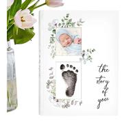 Kids Memory Book,Cute Record Birth Scrapbook - Scrapbook Photo Album,for New Year Memorial Pregnancy Birth Growth Home Holiday Party Vacation