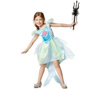 Kids Mermaid Party Costume Halloween Fancy Dress for Girls Children Outfit
