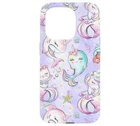 Kids Mermaid Pattern Girls Caticorn Shark Narwhal Unicorn Case for iPhone 15 Pro