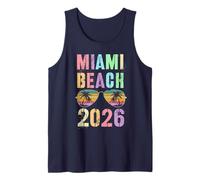 Kids Miami Beach 2026 Vacation Surfer Trip Matching Cousins Tank Top