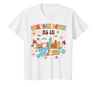 Kids Miami Florida Baby Made in Miami Someone Loves Me in Miami T-Shirt