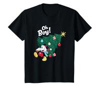 Kids Mickey Mouse Oh Boy Christmas T-Shirt