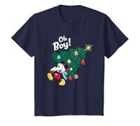 Kids Mickey Mouse Oh Boy Christmas T-Shirt