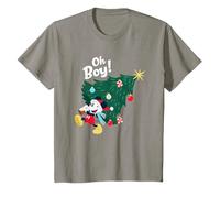Kids Mickey Mouse Oh Boy Christmas T-Shirt