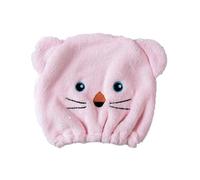 Kids Microfiber Hair Drying Towel Cute Bear Quick Dry Hair Dry Turban Wrap Cap Soft Super AbsorbentHead Towel Cap Elastic Cute Super AbsorbentDry Hair Cap for Boys Girls Bath Shower Washing