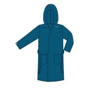 Kids’ Microfibre Compact Hooded Bathrobe - Blue