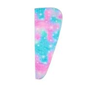 Kids Microfibre Hair Towel Fast Drying Rainbow Decorated Bath Hat for Delicate Skin Easy Transportability Soft Microfibre Hair Towel