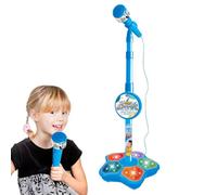 Kids Microphone With Stand - ABS Electronics Components 21 * 100cm | Creative Singing Playsets - Karaoke Machine With Smart Connection, Singing Toy Withs Light Gift For Birthday Holidays