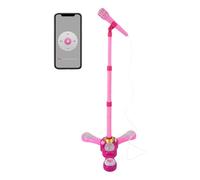 Kids Microphone with Stand Colorful Lights Wireless Toys