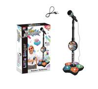 Kids Microphone With Stand Karaoke Song Music Instrument Toys Brain-Training Gift Birthday Educational for Girl Toy Boy