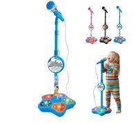Kids Microphone with Stand, Microphone for Kids, Kid Karaoke Machine for Girls, Toddler Microphones, Kid Microphones for Singing, Musical Toys for Fun Sound Effects, for Children