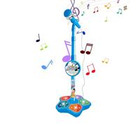 Kids Microphone With Stand Sturdy Light Up Microphone Singing Toy