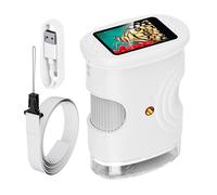 Kids Microscope, 1000X Rechargeable Science Educational Toys, Children's Digital Microscope with 5cm Screen, for Boys Girls School Lab Home and Outdoor Exploration