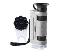 Kids Microscope,100X Magnification | Coin Magnifier Microscope,Educational Science Learning for Outdoor Exploration Nature Study Classroom Projects Plant Birthday Christmas