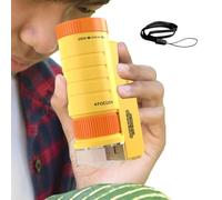 Kids Microscope, Handheld STEM Science Toy, Adjustable LED Magnifier