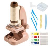 Kids Microscope Kit | Educational 60X-180X Magnification Microscope Kit,Biological Science Experiment Toy for 2+ Years Old Children Girls Boys Toddler