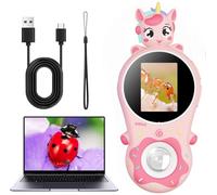 Kids Microscope-Mini Handheld Digital Microscope for Kids- Educational Science for Age 3 4 5 6 7 8 （Pink)