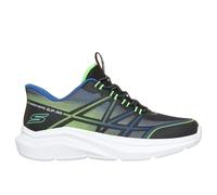 Skechers Boys' Microspec Velocity Trainer, Black, 13 UK Child | Casual, Slip-ins, Air-Cooled Memory Foam, Machine Washable, Adaptive Closure