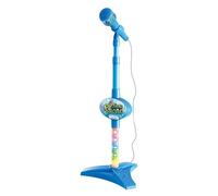 Kids Mikes for Singing Flashing Stage Lights, Fun Musical Effects | Kids Mike Stand and Mike Flashing Stage Lights Singing Toy Fun Musical Effects 3 Years Old Boys Or Girls