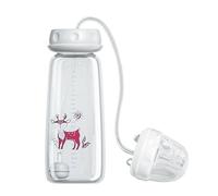 Kids Milk Feeding Bottle - Liquid Container, Anti Colic Silicone Nipple Set, Gentle Flow Nursing Tool, Spill Safe Feeding Supply, Portable Accessory | Children Travel Home Hotel Car Use