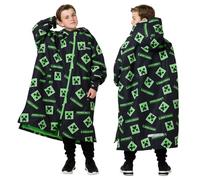 Kids Minecraft Oversized Changing Robe Boys Fleece Jacket M 6-8 Years