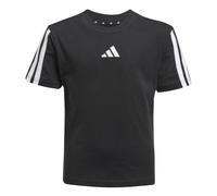 adidas Unisex Kids Essentials 3 Stripes Sleeve Shirt, Black/White, 5-6 Years
