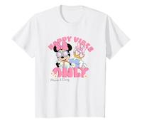 Kids Minnie Mouse Daisy Duck Happy Vibe T-Shirt