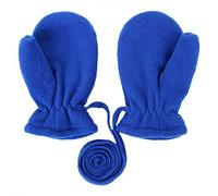 Kids Mittens On String Toddler Boys Girls Fleece Lined Winter Gloves Outdoor Plain Cute Thermal Gloves 1-4 Years Old SIGOYI