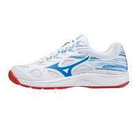 Kids Mizuno Indoor Court Trainers Volleyball Netball Shoes New White Size 2.5