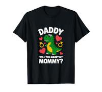 Kids Mommy Will You Marry My Daddy Fun Family Moment Phrase T-Shirt