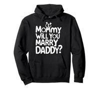 Kids Mommy Will You Marry My Daddy Funny Marriage Proposal Pullover Hoodie