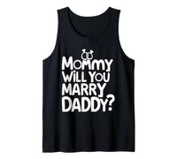 Kids Mommy Will You Marry My Daddy Funny Marriage Proposal Tank Top