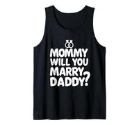 Kids Mommy Will You Marry My Daddy Funny Marriage Proposal Tank Top