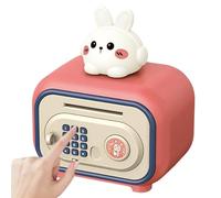 Kids Money Bank - High-Strength ABS Electronic Moneys Saver Box, Password Fingerprint Unlock Security, Auto Grab Bill Slot, Fun Sound Effects ATM | Educational Cash Coin Banks For Boys Girls Gift