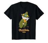 Kids Moomin Snufkin Sitting Kids T-Shirt