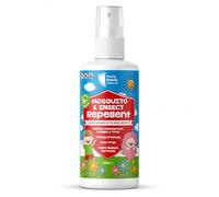 Kids Mosquito & Insect Repellent Spray 100ml, DEET Free Bug Spray for Children Aged 6+ Months, Plant Based Formula 30% Citriodiol, Family Friendly Outdoor Protection Against Mosquitoes Midges & Ticks