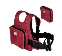 Kids Motorcycle Harness Safety Belt | Oxford Cloth Kids Harness with Bag | Foldable Reflective Travel Harness for Safe Riding for Kids Aged 1-12 Foldable Kids Safety Harness | Reflective Oxford C